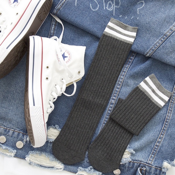 6 Pairs Cotton Sprout Women Mid Calf Socks - Picture 4 of 8